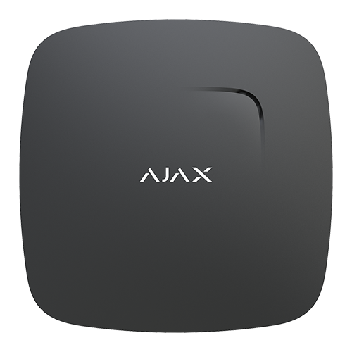 AJAX AJ-FIREPROTECT-B - Detector de humo y temperatura color negro