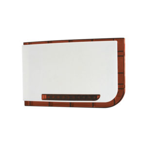 DEM-828 - Sirena de exterior blanca con flash rojo